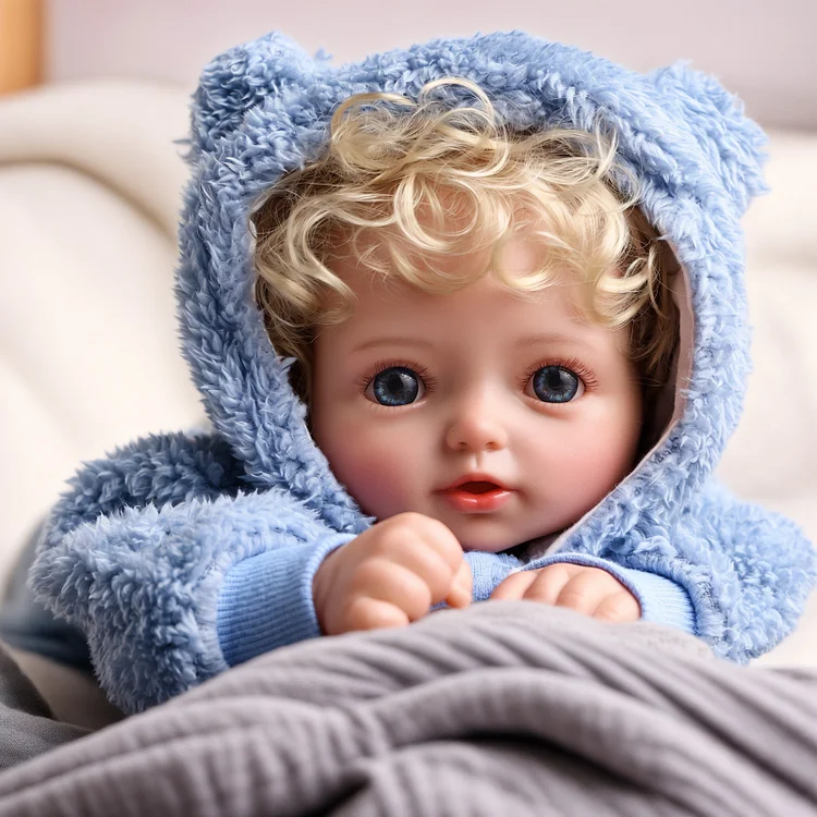 Babeside Quiet Reborn Baby Tessa 17" Little Infant Boy Best Gift for Kids