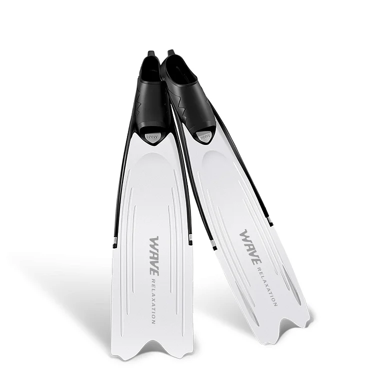 NEW Professional Spearfishing Freediving Fins Flippers PP TPR Scuba Anti-skid  Water Sports Snorkel Long Diving Fin