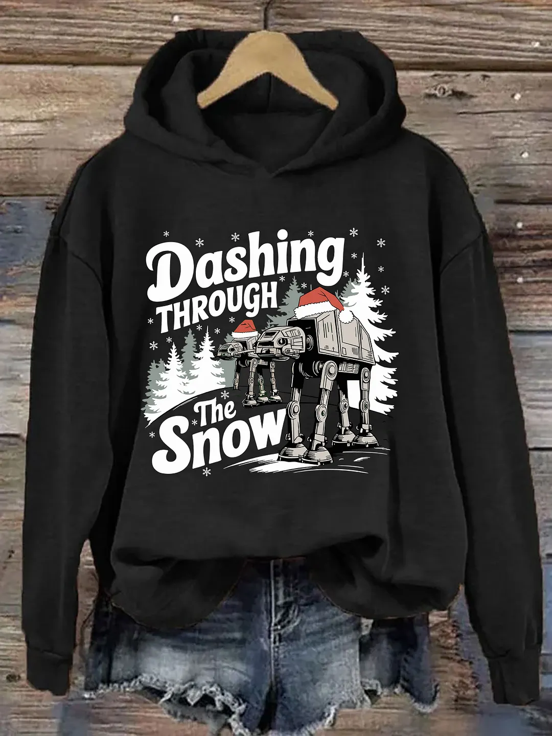 Dashing Through The Snow Christmas Hoodie