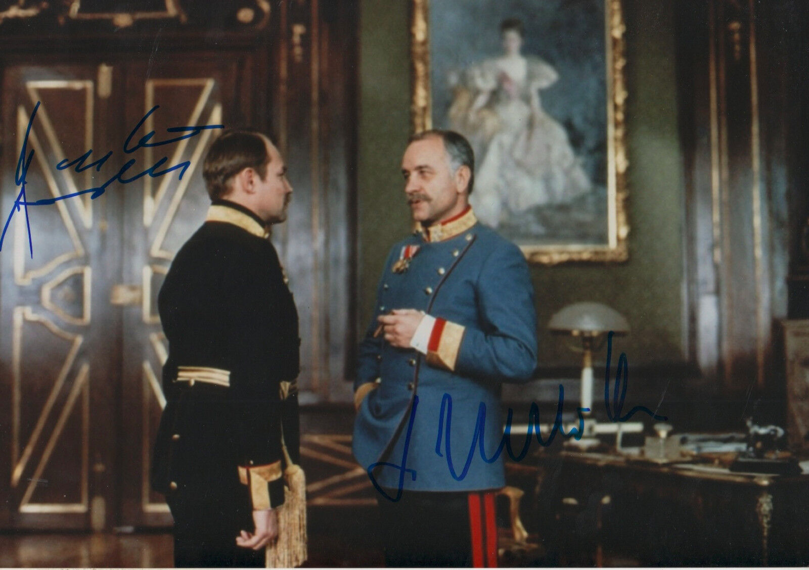 Armin Müller-Stahl & Klaus-Maria Brandauer signed 8x12 inch Photo Poster painting autograph