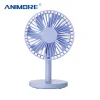 ANIMORE 3 Speeds Adjustable Mini Desktop Fan New USB Desk Cooling Fan Home Computer Creative Quiet Electric Personal Fan 