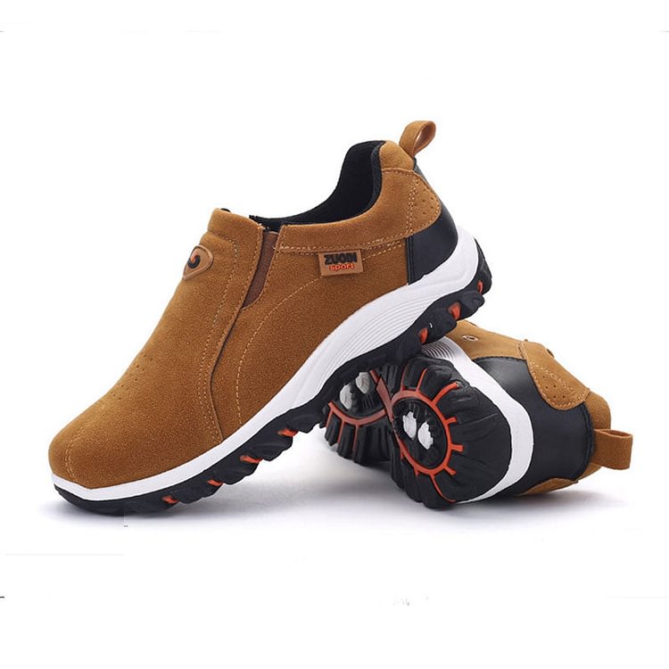 Brown Comfy Orthotic Sneakers