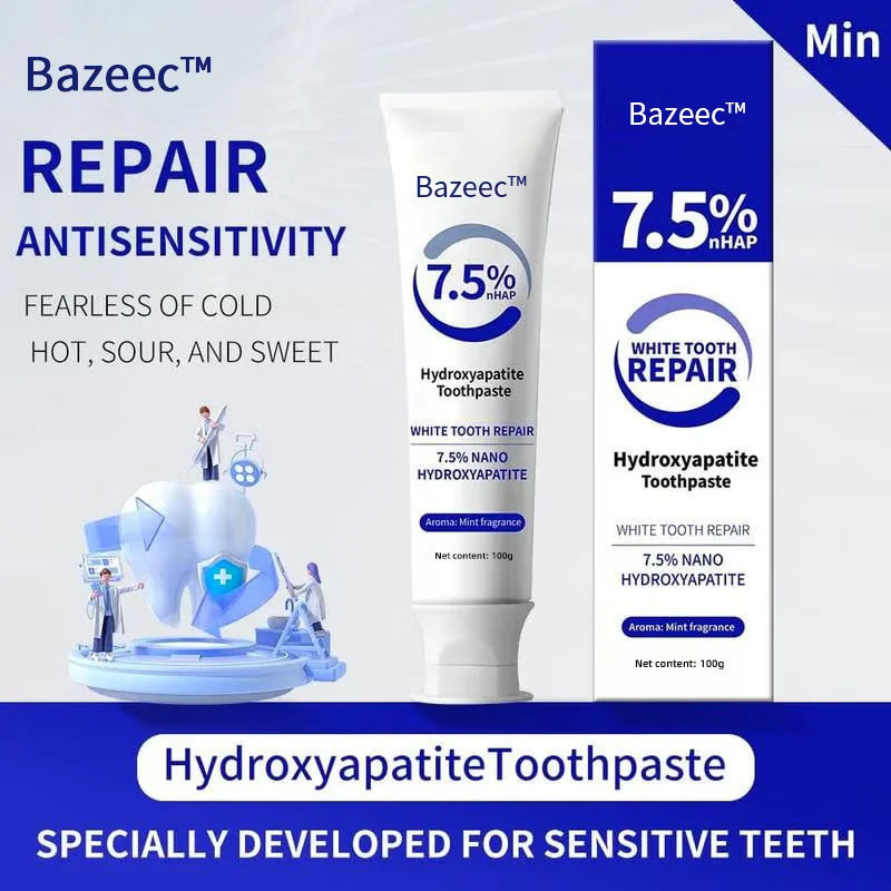 🔥Bazeec™ Fluoride-Free Hydroxyapatite Enamel Repairing Breath Freshening Whitening Toothpaste