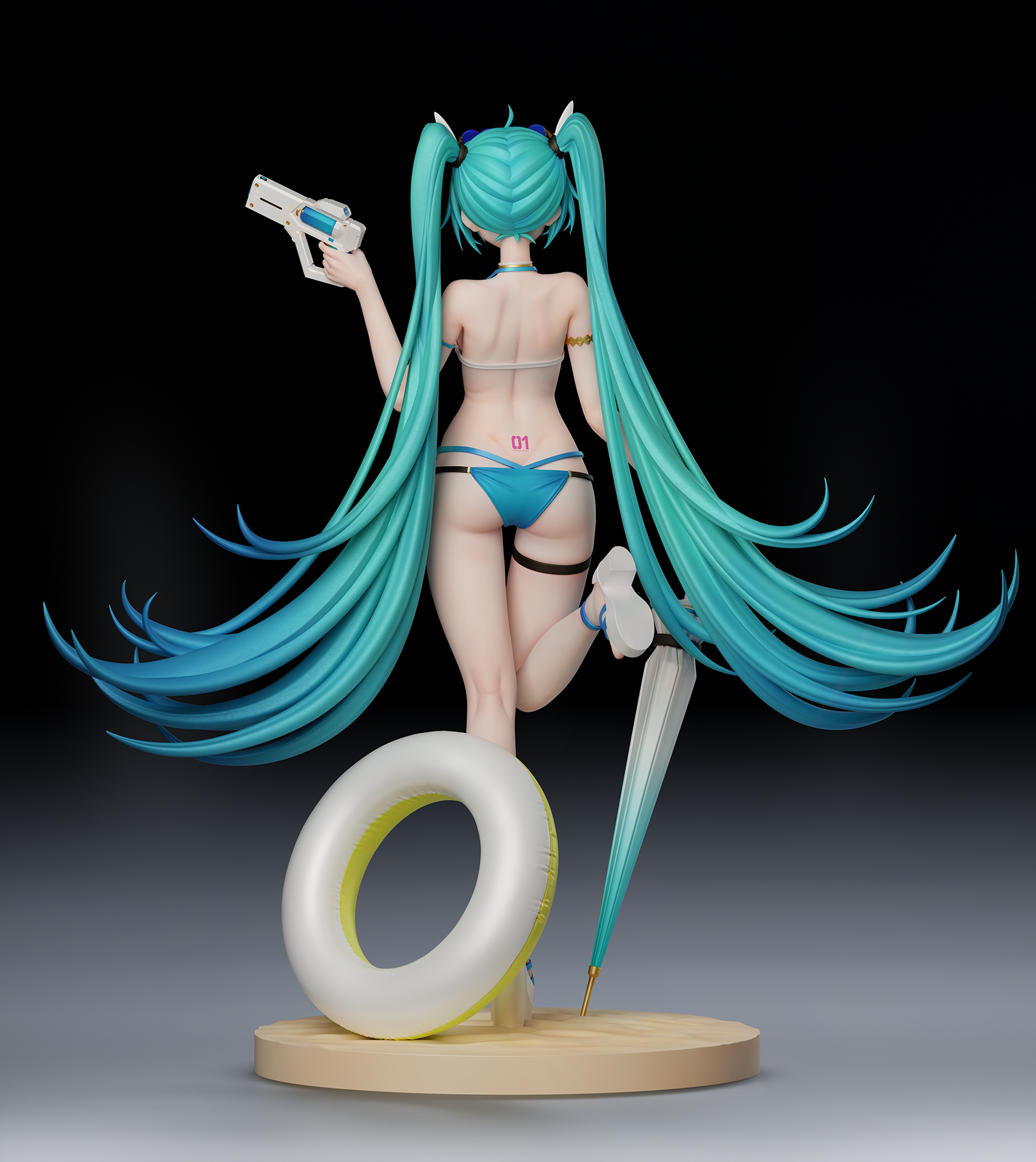 KIKI Studio - Project Sekai Hatsune Miku Summer Fantasy 1/6 Statue(GK) (Adult 18+)-