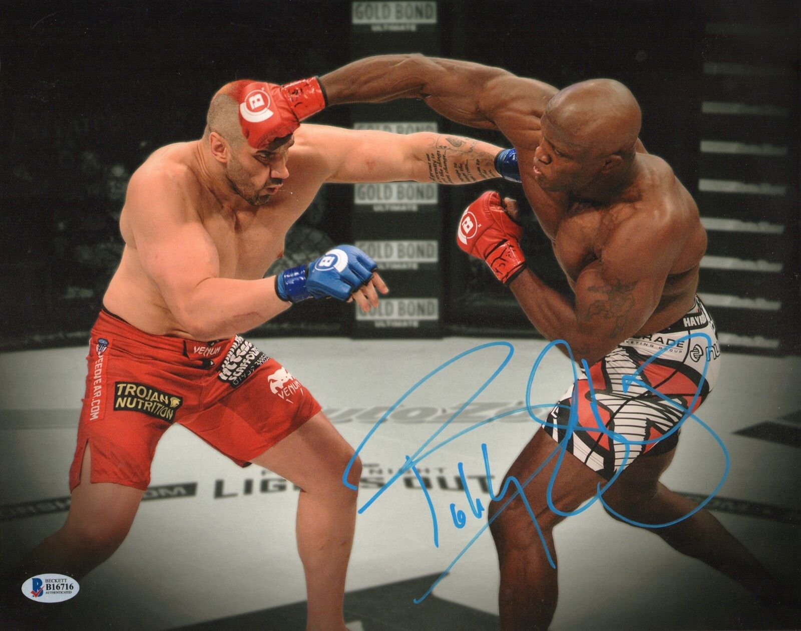 Bobby Lashley Signed Bellator 11x14 Photo Poster painting BAS Beckett COA WWE Picture Autograph