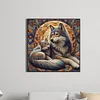 Diamond Painting-DIY Full Round Drill Wolf Family(40*40 CM)