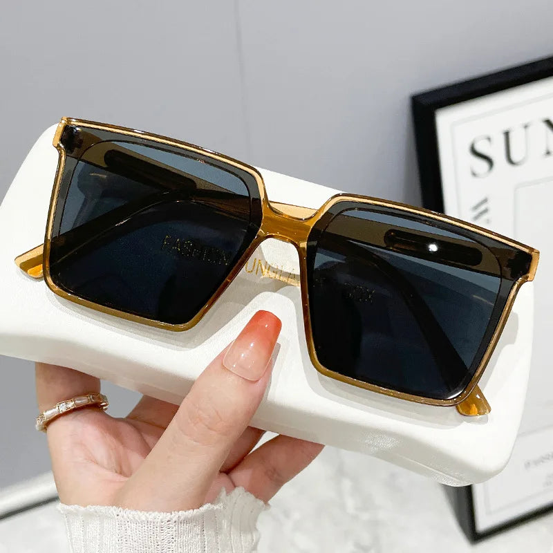 Llyge Fashion Men Driving Polarized Sunglasses Vintage Women Square Sun Glasses New Ladies UV Protection Outdoor Eyewear UV400 Glasses llyge