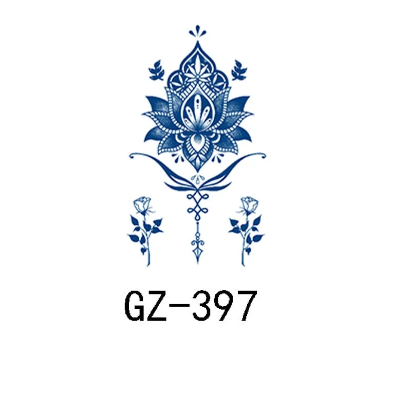 Net Red Herbal Juice Tattoo Sticker Semi-permanent Waterproof Sweat-proof Tattoo Masking Scar Temporary Tattoo