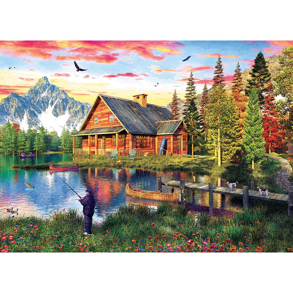 

30*40CM - Scenery - Round Drill Diamond Painting, 501 Original