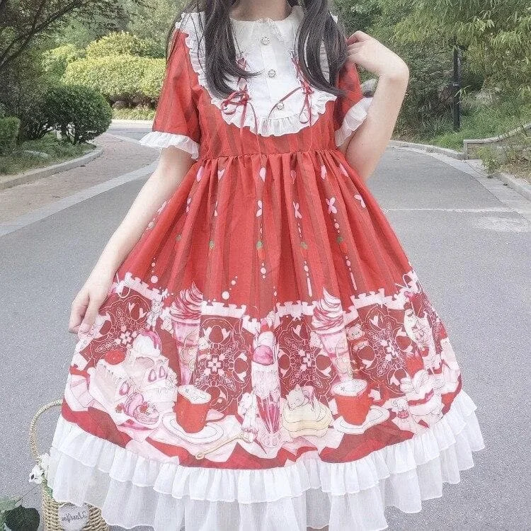 Tea Party Short Sleeve Lolita Dress SS2032