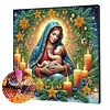 (Pre-Framed)Virgin Mary-Special Shape Diamond Painting Kit(30x30cm)