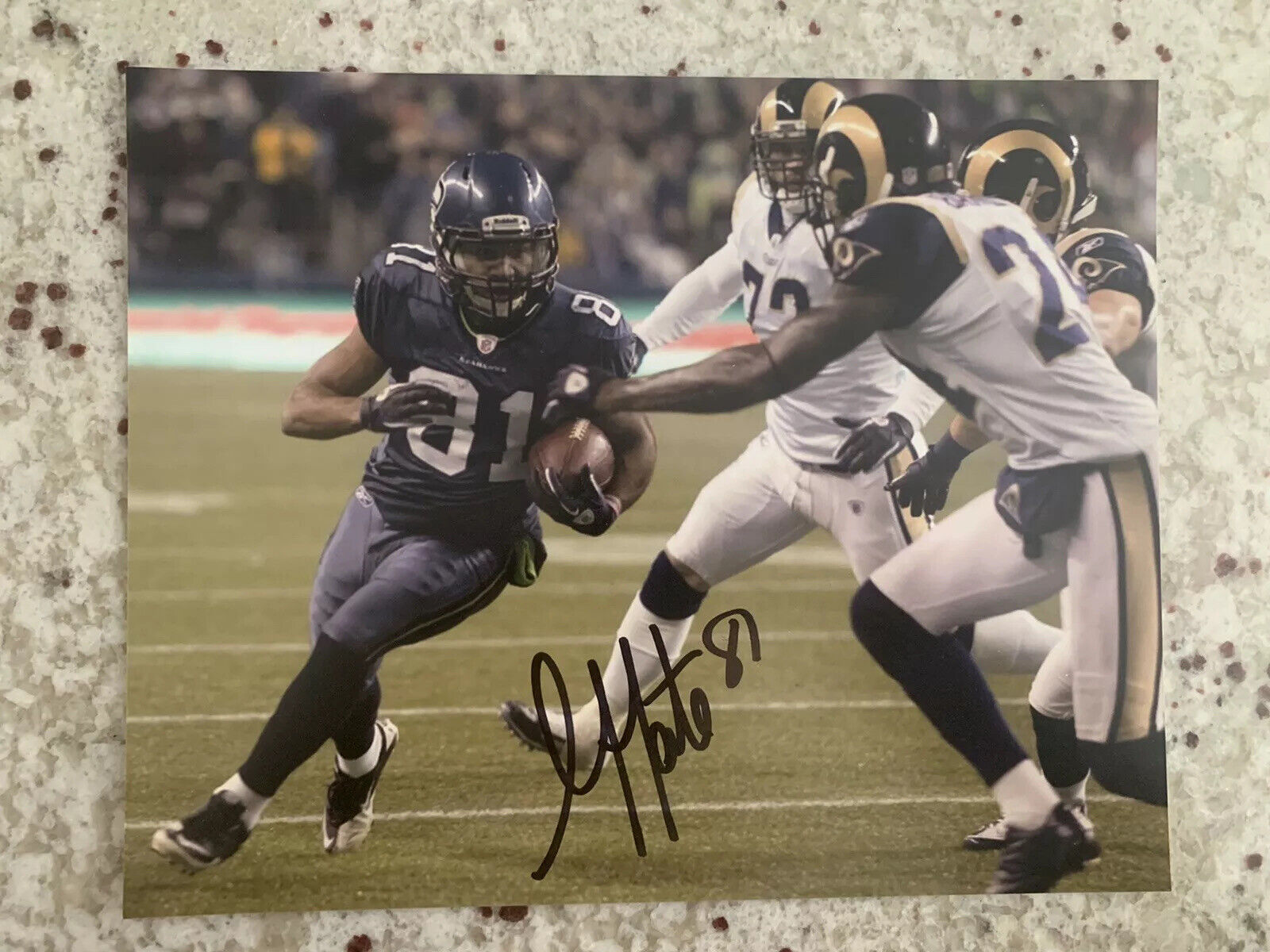 Golden Tate Seattle Seahawks signed 8x10 Photo Poster painting