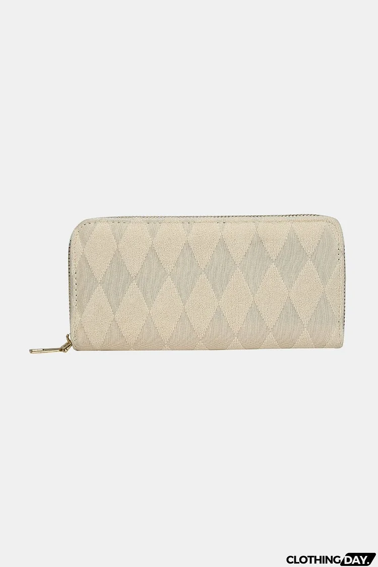 Polyester Geometrical Pattern Wallet