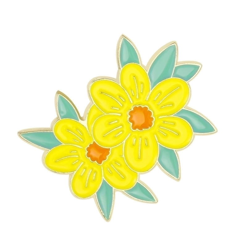 Basic Pin Flower Alloy Enamel Women’S Brooches