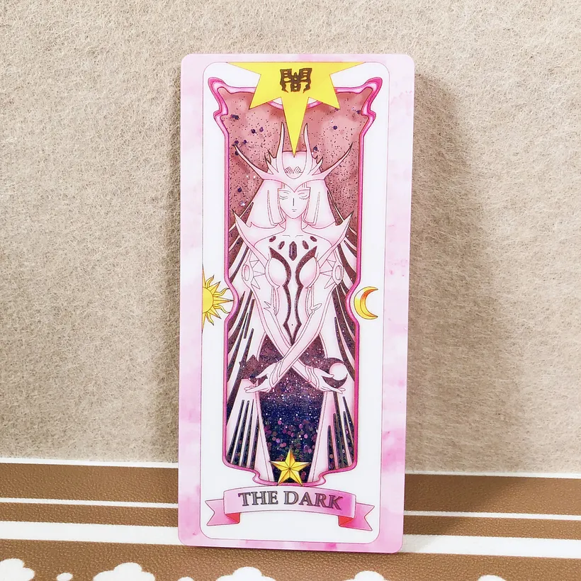 DIY Sakura quicksand Clow Card