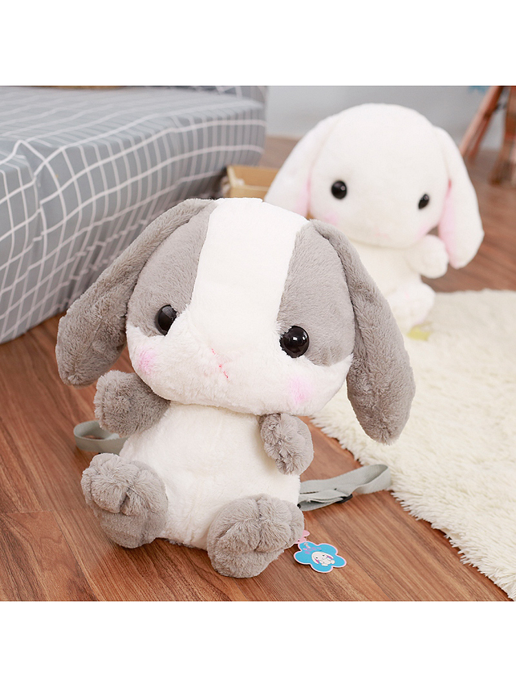 stuffed rabbit backpack