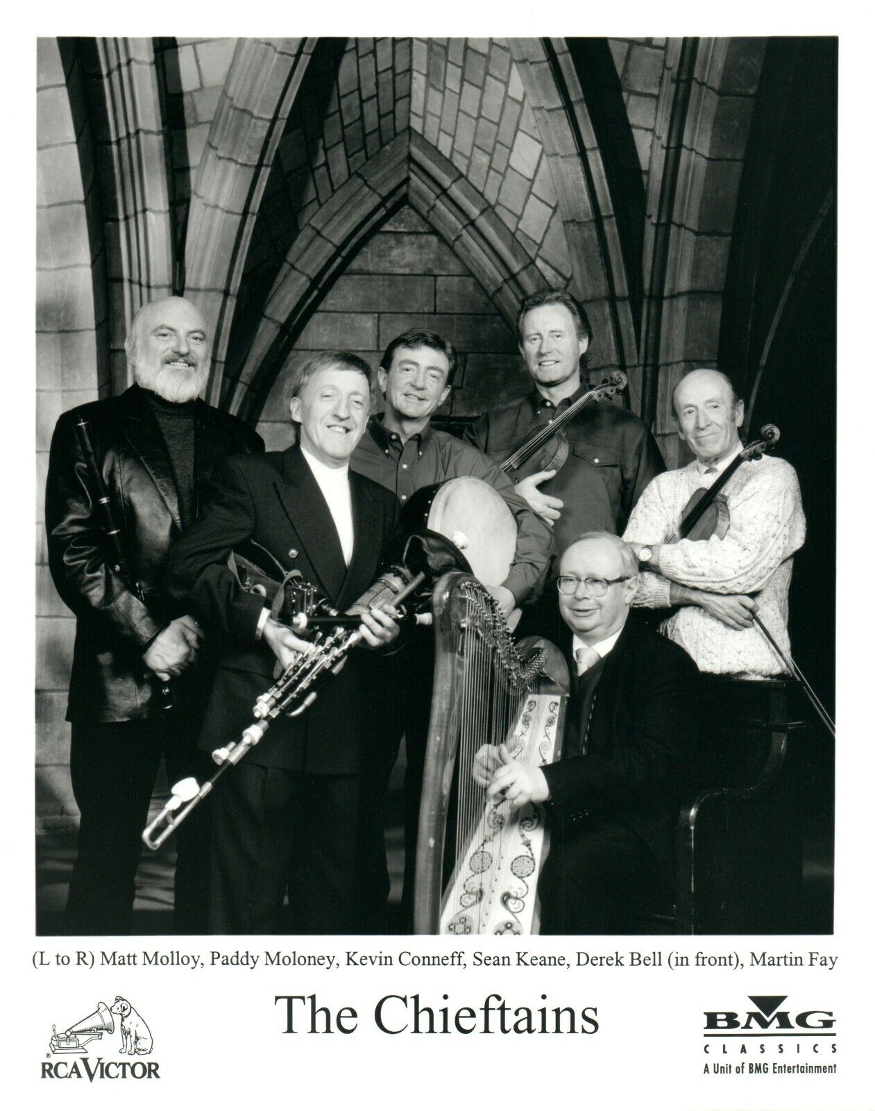 THE CHIEFTAINS Music Band 8x10 Promo Press Photo Poster painting BMG Classics