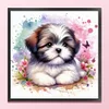 Cute Puppy-11CT Stamped Cross Stitch 40*40cm tapestrymarket