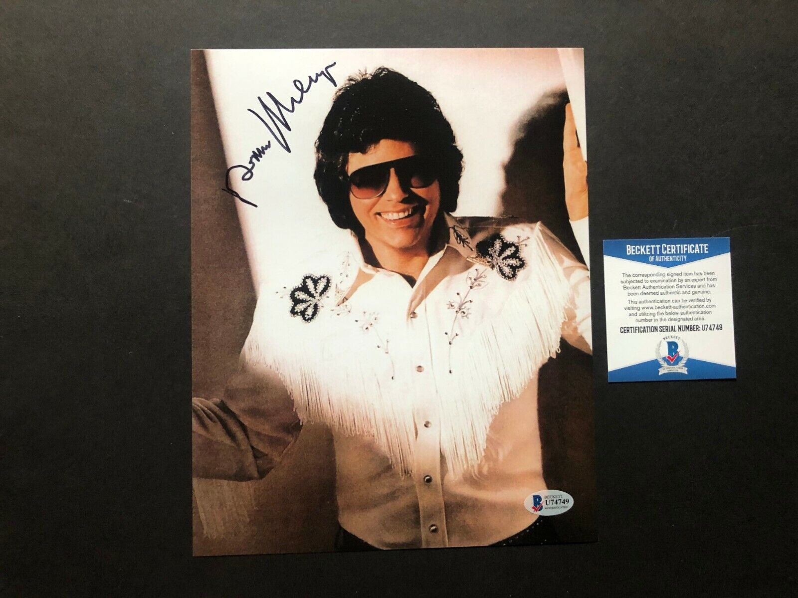 Ronnie Milsap Rare signed autographed classic country 8x10 Photo Poster painting Beckett BAS coa