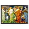 A Masque for the Four Seasons-14CT Stamped Cross Stitch 65*45cm