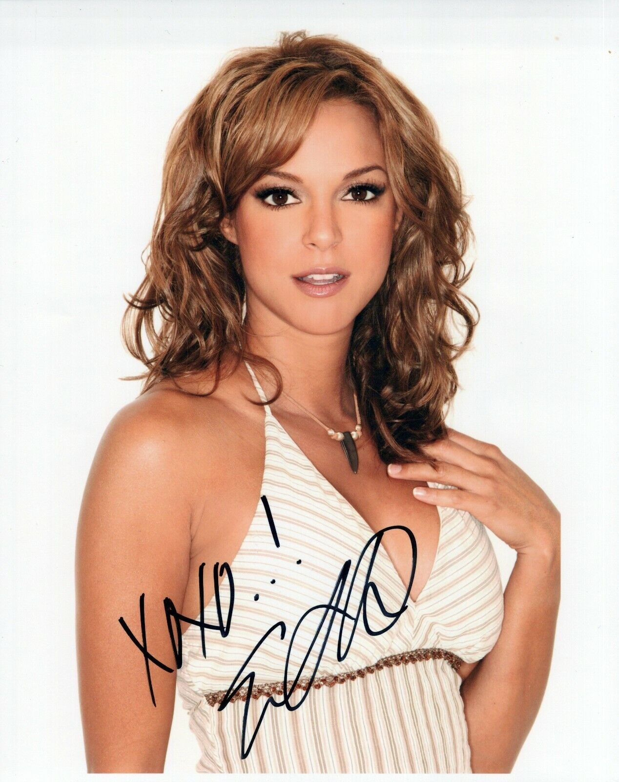 Eva LaRue glamour shot autographed Photo Poster painting signed 8x10 #18