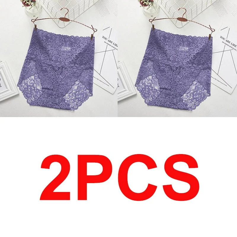 M-XXXL Women High Waist Lace Panties Sexy Underwear Women  Floral Transparent Lingerie Female Briefs Underpants Plus Size Pantys