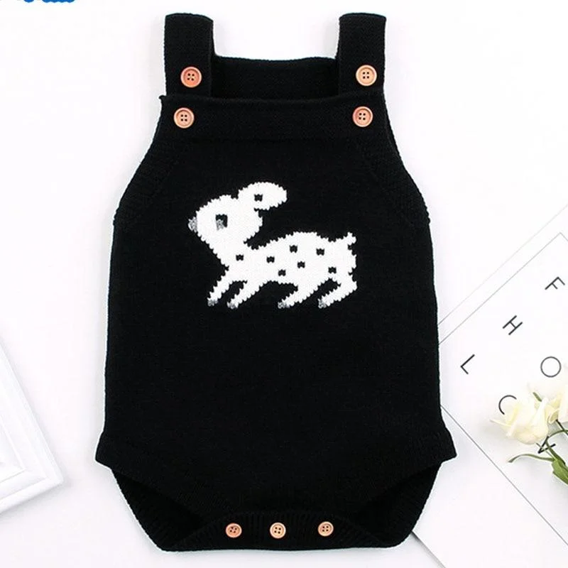 Baby Romper Jumpsuit Autumn Sweater Baby Knitted Sweater Jumpsuit Children Warm Clothing Fashion Jumpsuit