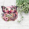 Mothers Day DIY Diamond Painting Acrylic Special Shape Pendant Hanging Kit