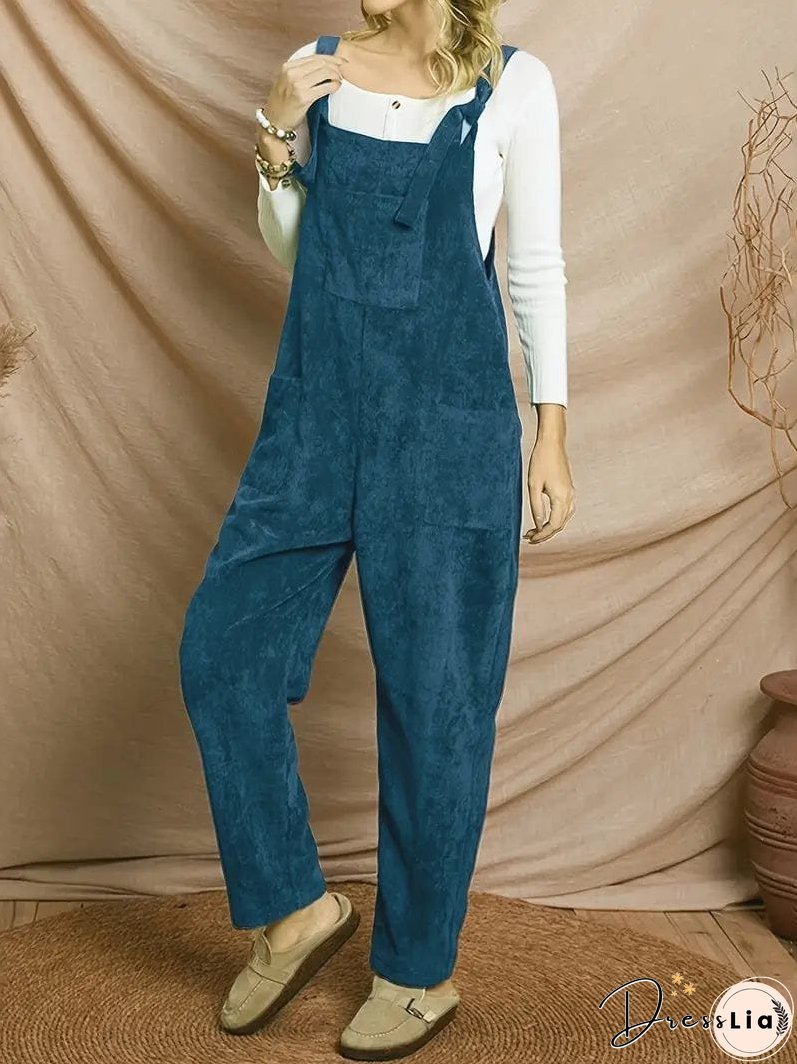 Patched Pocket Jumpsuit