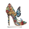 (Multistyle) Papillon Talons Hauts Pour Femmes Diy Diamant Ornement