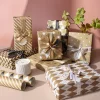 Khaki White Black Party Gift Package Wrapping Paper
