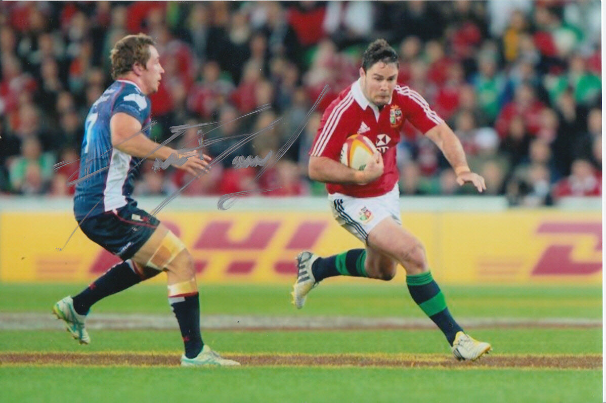 BRITISH & IRISH LIONS HAND SIGNED BRAD BARRITT 6X4 Photo Poster painting 1.