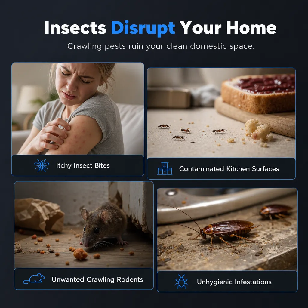 Insects disrupt your home