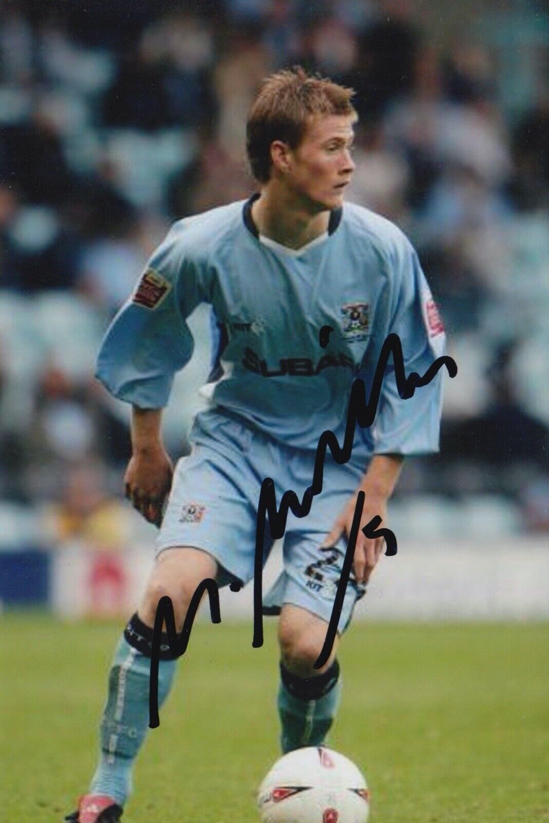 MATT MILLS HAND SIGNED 6X4 Photo Poster painting - FOOTBALL AUTOGRAPH - COVENTRY CITY.