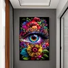 (50*70cm)Eye of the Flower - Full Round Drill Diamond Painting