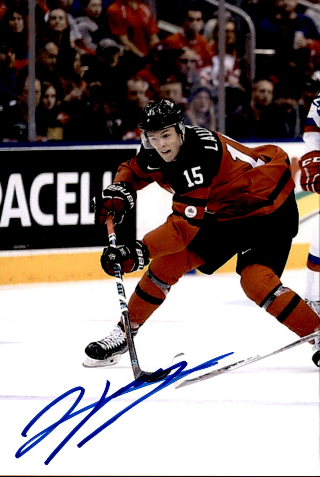 Jeremy Lauzon SIGNED 4x6 Photo Poster painting TEAM CANADA / SEATTLE KRAKEN #2