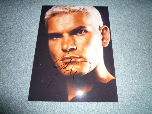 G?TZ OTTO signed autograph 8x10 20x25cm In Person JAMES BOND TOMORROW NEVER DIES