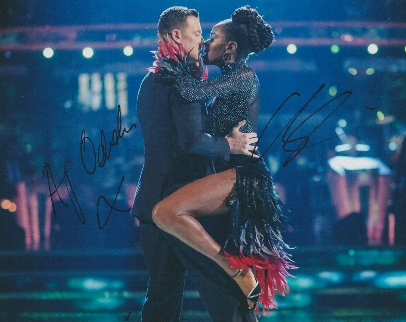 Aj Odudu / Kai *HAND SIGNED* 8x10 Photo Poster painting ~ Strictly Come Dancing ~ AUTOGRAPH