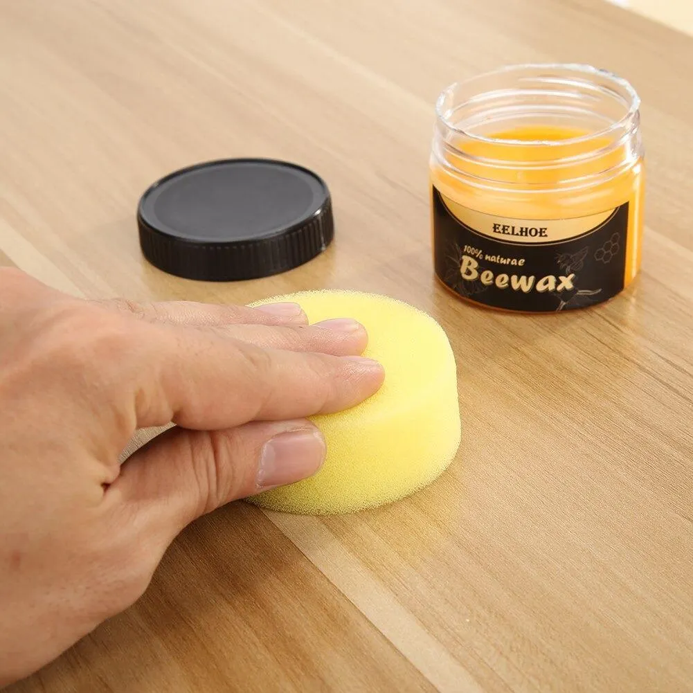 Wood Repairing Beeswax with 1pc Sponge