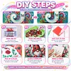 Butterfly Flower J 5D Partial Drill DIY Diamond Painting Kit 30*30cm