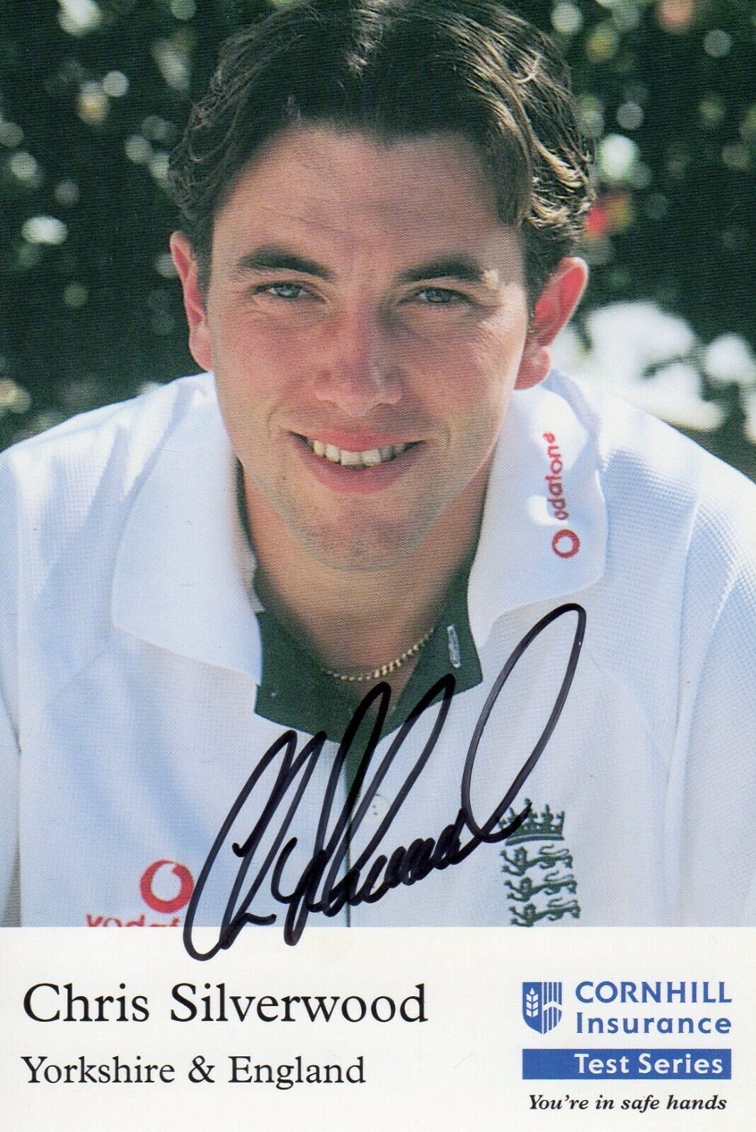 CHRIS SILVERWOOD AUTOGRAPH, CRICKET, SPORT