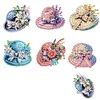 6Pcs Acryl Cupcake Clips - 5d DIY Handwerk Modeaccessoires