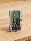 10-Piece Impact Driver Bit Set with Portable Hard Case Hex Shank Twist Drill Bit & Socket Set Impact Resistant Portable Power Tool Accessory