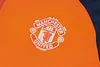 2024/2025 Manchester United Half-Pull Training Suit Orange Football Shirt 1:1 Thai Quality Set love fball