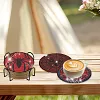 8pcs DIY Diamond Painting Coaster Kit With Holder - Spider