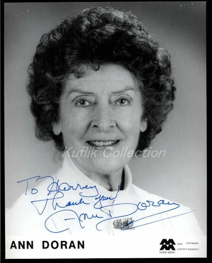 Ann Doran - Signed Autograph Headshot Photo Poster painting - Actress - Rebel without a Cause