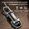 🔥Lampe torche portable rechargeable et lumineuse pour porte-cl&eacute;s🔥🔥