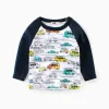 Kid Baby Boys Girls Cotton T Shirts  Long Sleeve Cartoon Tops