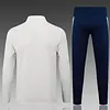 2025 Portugal Suit Off-White Long Zipped Jacket Football Shirt 1:1 Thai Quality