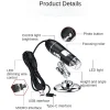 3-in-1 USB Electronic Digital Microscope With 1600x HD Resolution, Can Be Connected to Mobile Phone And Computer